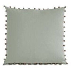 Dransfield & Ross French Knot Frost Square Decorative Linen Pillow